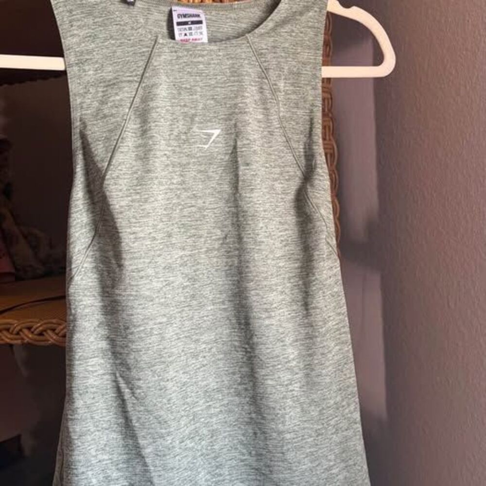 gymshark green workout tank